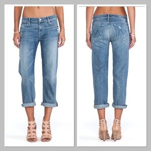 MOTHER Denim 'The Pretender' Cropped & Rolled Jean